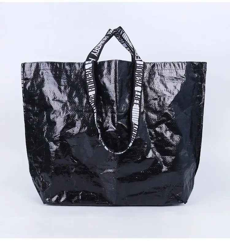 Перерабатываемая и многоразовая Нетканая сумка для покупок, тканая и настраиваемая сумочка