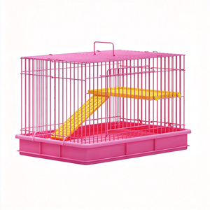 <span class=keywords><strong>Cage</strong></span> à lapins XL en fer à double couche <span class=keywords><strong>avec</strong></span> plateau profond et protection anti-urine pour lapins et cochons d'Inde – Vente en gros - Product Image 4