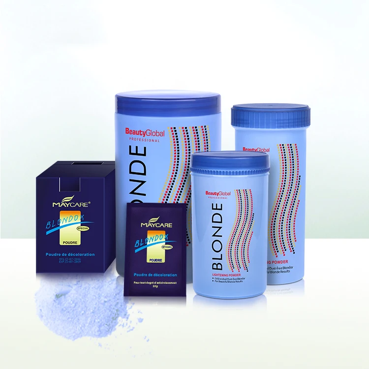 Фирменная этикетка для удаления краски волос, порошок для отбеливания волос без пыли для профессионального использования в салоне