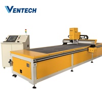 Machine de découpe et de rainurage automatique de panneaux de conduits pré-isolés Ventech CNC pour conduits d'air HVAC en mousse phénolique PIR PU