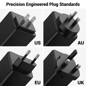Adaptateur secteur universel <span class=keywords><strong>12V</strong></span> 1A AC/DC avec prises US, AU, EU, UK – <span class=keywords><strong>Alimentation</strong></span> à découpage universelle pour CCTV, applications médicales et industrielles - Product Image 4