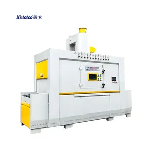 Automatic abrasive wet blasting machine for high value industrial component cnc inserts turning tool surface treatment