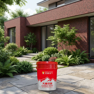 Peinture acrylique effet granit Wufushan, très vendue, pour murs extérieurs, revêtement liquide texturé pour murs, application par pulvérisation - Product Image 5