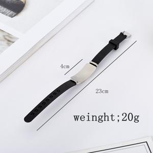 Ngraving-iabetes de nailon para niños, bandas de silicona de alta calidad, antirreflectante - Product Image 2