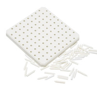 Tapis de support pour four LISI blancs certifiés CE, résistants aux hautes températures, pour la cuisson de la poterie, avec 60 clous de support pour échasses de four