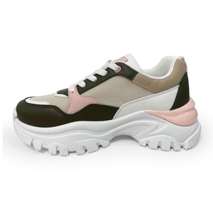 Venta al por mayor de alta calidad de PVC Out-sole barato <span class=keywords><strong>plataforma</strong></span> mujeres zapatillas correr Deporte Zapatos casuales de las mujeres - Product Image 1