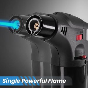 Torche à gaz jet de butane multicolore créative 2023, économique, pour cuisine et barbecue, en plastique, coupe-vent, rechargeable, écologique, pour cigares et cadeaux promotionnels - Product Image 2