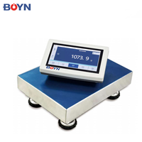 Contrôleur de pesage BNXY-IN Série BOYN, indicateur à écran tactile intelligent, acier inoxydable, étanche, OEM, capacité 10-30 kg, RS232/USB