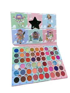 Palette de fards <span class=keywords><strong>à</strong></span> paupières de haute qualité, 54 couleurs, cosmétiques naturels, <span class=keywords><strong>fard</strong></span> <span class=keywords><strong>à</strong></span> paupières bleu multichrome, grande palette de fards <span class=keywords><strong>à</strong></span> paupières, végan, sans cruauté - Product Image 6