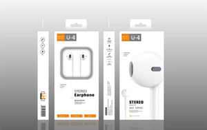 New Version U4 Sample Wired Music <strong>Earphones</strong> &amp; Headphones 3.5mm with Logo Headset for Head &amp; Ear Customizable Boat Design - Product Image 5