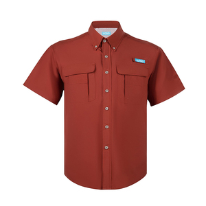Chemises de pêche pour hommes de luxe, logo personnalisé, bouton, séchage rapide, protection UV, polyester de haute qualité, jersey en nylon respirant, taille plus - Product Image 6