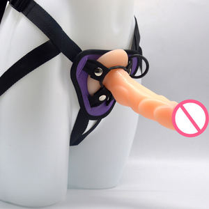 20.5Cm Pénis Animal <span class=keywords><strong>Strapon</strong></span> Femmes Lesbienne Loup Chien Avec Ceinture Sangle Sur Gode Sex Toys Pour Homme - Product Image 1