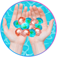 Amos Mermaid Jewels Shell Centres remplis de liquide Gelée à saveur de fruits 3d Gummy Candy