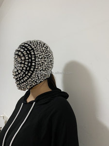 <span class=keywords><strong>Masque</strong></span> HLC entièrement orné de strass, <span class=keywords><strong>masque</strong></span> scintillant en diamant, <span class=keywords><strong>masque</strong></span> intégral pour la nuit, costume de boîte de nuit, <span class=keywords><strong>masque</strong></span> de performance pour bar et fête - Product Image 5