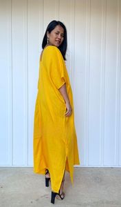 Wholesale Price Oversized Kaftan <b>Dress</b> Double Gauze Cotton Maxi <b>Dress</b> Soft Cotton Lounge Wear Everyday Wear Gift for Her - Product Image 4
