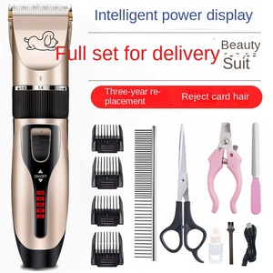 <span class=keywords><strong>Tondeuse</strong></span> professionnelle ultra-silencieuse pour animaux de compagnie - Kit de toilettage pour <span class=keywords><strong>chien</strong></span> sans fil rechargeable - <span class=keywords><strong>Tondeuse</strong></span> électrique étanche pour poils épais - Product Image 3
