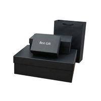 Boîtes d'Emballage Cadeau en Papier Noir et Blanc pour Mariage Vêtements Chaussures Maquillage Sous-vêtements Portefeuille