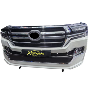 Original para <span class=keywords><strong>Toyota</strong></span> Landcruiser parachoques delantero parrilla faros guardabarros y arnés de Radar parachoques de coche usado - Product Image 3