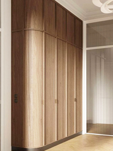 Armoire rétro en bois massif, meuble de vestiaire vintage, armoire de <span class=keywords><strong>hall</strong></span> <span class=keywords><strong>d</strong></span>'<span class=keywords><strong>entrée</strong></span>, armoire sur mesure à quatre portes, une armoire murale complète - Product Image 2