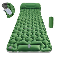 Matelas gonflable léger pour le camping en plein air, auto-gonflant, en nylon imperméable, pliable, pour dormir au sol, 4 saisons, 1-2 personnes