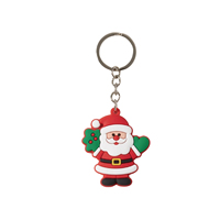 Porte-clés en caoutchouc PVC 2D/3D personnalisé, prix usine, très populaire, pour Noël, vente en gros, fabrication de cadeaux sur mesure