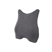Coussin de soutien lombaire ergonomique en mousse à mémoire de forme, design orthopédique en U, 100 % polyester, personnalisable, avec housse en maille 3D promotionnelle pour voiture