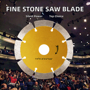 Công Nghiệp 4.5 "Inch 114Mm Granite Cắt Kim Cương Saw Blades Báo Chí Nóng Tùy Chỉnh Nitride Đa Mục Đích Masonry Đá Tốt - Product Image 2