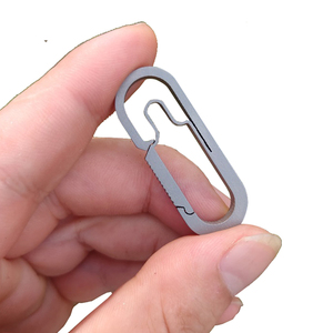 Móc Chìa Khóa Titan 4Cm 1.57Inch <span class=keywords><strong>EDC</strong></span> Trọng Lượng Nhẹ Chất Lượng Cao - Product Image 1