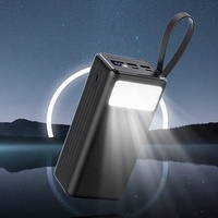 Banque d'Énergie Portable Mobile Haute Capacité de Camping d'Urgence Type-C PD 65W 40000mAh pour Ordinateur Portable
