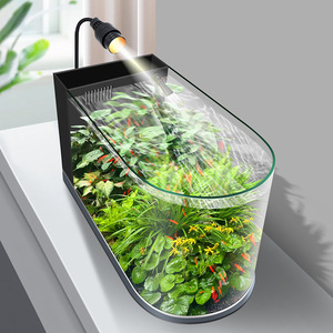 Nano Glazen Kogeldoos Zeevis <span class=keywords><strong>Aquarium</strong></span> Luxe Transparante Duurzame Kleine Tank Voor Woonkamer Slaapkamer Bureaublad - Product Image 2