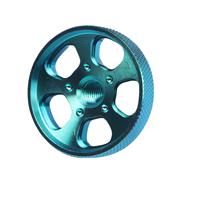 Usine personnalisée Bouton de culbuteur de frein arrière en titane revêtu de PVD Gr5 finition polie anodisée colorée moteur Sepeda de moto/écrou