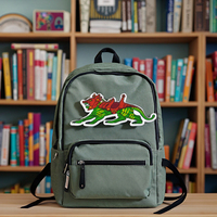 Patchs de vêtements brodés à coudre avec logo personnalisé, applique auto-adhésive au fer sur grand patch de broderie de créateur de dessins animés en 3d