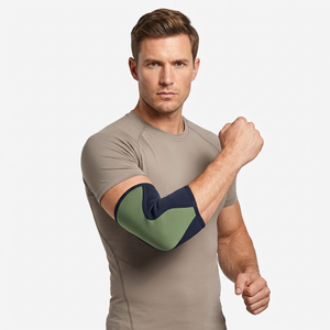 Genouillères en néoprène réglables de 5 mm de qualité supérieure, protection professionnelle, compression personnalisable, antidérapantes pour la musculation - Product Image 1