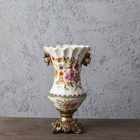 Vase de table en céramique créatif pour la décoration intérieure moderne Salon de luxe Accent Art Piece Gift Idea Collection
