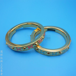 Custom Made Geometric Spike <b>Bangles</b> Gold Plated <b>Copper</b> Alloy Fashion Jewelry For Women - Product Image 1