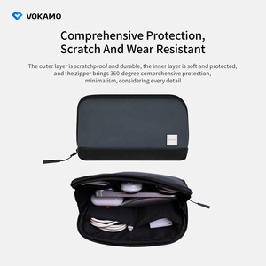 Electronics Organizer <strong>Cable</strong> Charger Travel Case Water Resistant Travel <strong>Bag</strong> for Essentials Tech Pouch Accessories Carry Storage - Product Image 4