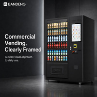 Système de distribution automatique détachable BANDENG 6610Pro 22T, hauteur 1950 mm plus largeur 1330 mm, avec choix de produits parmi 54 références