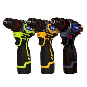 Bor listrik <span class=keywords><strong>Driver</strong></span> dioperasikan baterai, bor tanpa kabel daya Motor tanpa sikat kelas profesional 16.8V 18V 1500mAh - Product Image 4