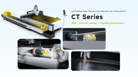 Machine de découpe laser CNC à fibre pour acier inoxydable et cuivre, découpeuse laser industrielle pour tôles et tubes, double plateau