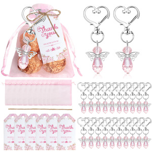 Vente Flash : Porte-clés Cœur en Cristal – Cadeaux de Remerciement pour Mariages, Baby Showers, Baptêmes et Fêtes – Vente en Gros - Product Image 4