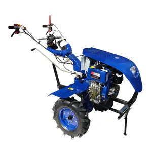 SHARPOWER farm agriculture garden 7HP diesel gasoline engine mini small power tiller with rotary and plough