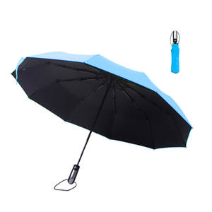 Parapluie pliable coupe-vent QX, nouveau design, parapluie automatique de voyage tendance - Product Image 2