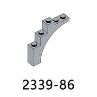 2339 Ladrillos MOC, Piezas Pequeñas, Arco 1*5*4, Arco Continuo, Accesorios de Color, Sets de Bloques de Construcción, Juguetes de Partículas para Niños, 100g/bolsa