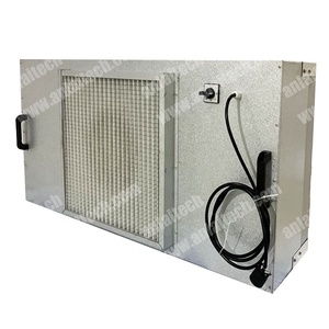 Unidad de Filtro de Ventilador HEPA con Campana de Flujo Laminar para Laboratorio de Hongos 2x4 FFU con Motor H14 de 0.3um, 110V 220V - Product Image 5