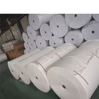 Tissu d'interlining stable en gros, résistant au rétrécissement, polyester industriel non tissé, tissu de toiture en stitchbond