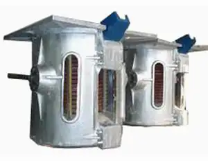 500kg aluminum induction intermediate frequency melting furnace