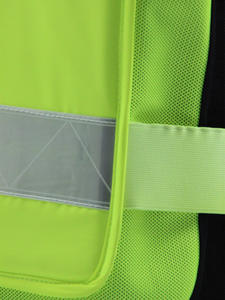 سترة أمان شبكية خفيفة الوزن للتنفس من الدرجة الأولى مع ميزة عاكسة لحركة المرور لدوريات الطرق رؤية متعددة الوظائف - Product Image 3