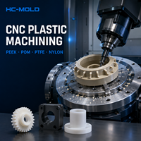 Fabricant de composants en plastique d'ingénierie sur mesure, usinage CNC de précision, PEEK, POM, Nylon, PTFE, ABS