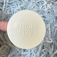 Autocollant personnalisé avec logo de marque en relief, papier texturé mat, autocollants adhésifs, étiquette d'emballage