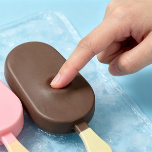 Modèle de barre de crème glacée à rebond lent en PU, bicolore, avec revêtement lisse, pour ornement de bureau, vitrine de café et photographie culinaire - Product Image 4